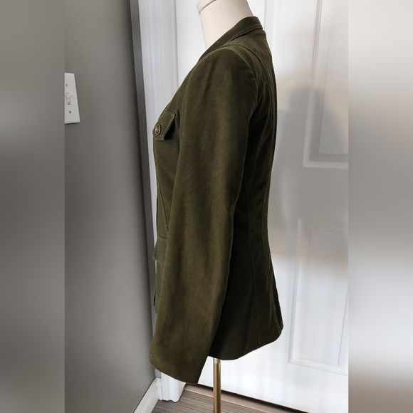 Vintage Le Chateau Army Green Military Inspired Coat - Sz XS - Picture 3 of 11